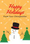 Happy Holidays from Your Chiropractor - Snowman